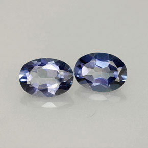 Gemas de topacio místico azul natural de  ct, corte óvalo, VVS-VS