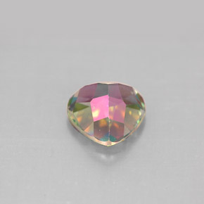 Topacio místico multicolor natural de 1,62 ct, trillón, VS