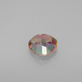 Topacio místico multicolor natural de 1,51 ct, trillón, VVS-VS
