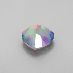 Topacio místico multicolor natural de 2,32 ct, trillón, VS