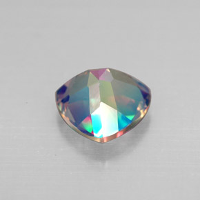 Topacio místico multicolor natural de 2,19 ct, trillón, VS