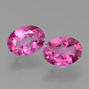 Gemas de Topacio místico Rosado púrpura natural de 2.86 ct, Corte Óvalo, VS