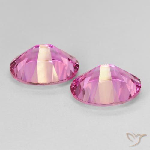 Gemas de Topacio místico Rosado intenso natural de 10.74 ct, Ovalada, VVS-VS