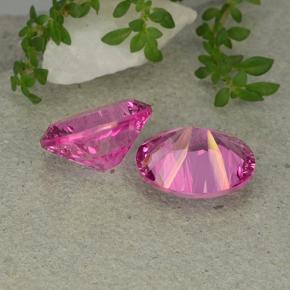 Gemas de Topacio místico Magenta intenso natural de 10.82 ct, Corte Óvalo, VS