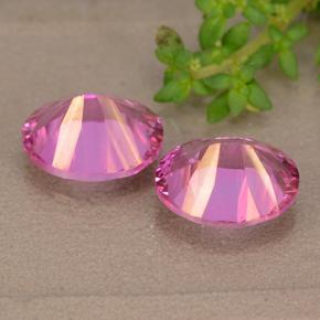 Gemas de Topacio místico Rosa oscuro natural de 6.23 ct, Corte Óvalo, VS