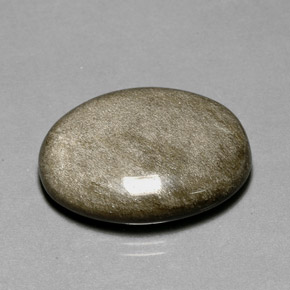 Obsidiana amarillo natural de 20,04 ct, corte óvalo, opaco
