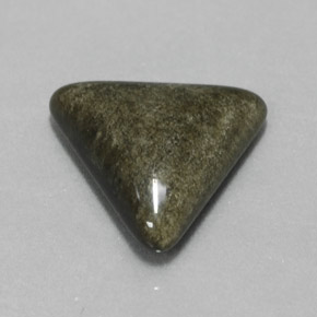 Obsidiana Brillo dorado natural de 4.65 ct, Trillón, Opaco