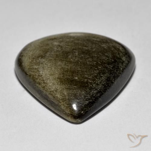 Obsidiana Multicolor natural de 22.72 ct, En forma de pera, Opaco