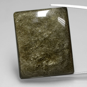 Obsidiana oro natural de 58,23 ct, baguette, opaco