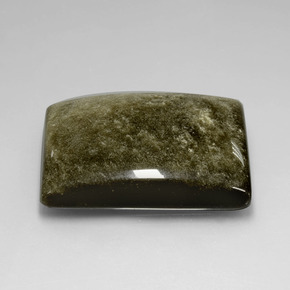 Obsidiana oro natural de 58,23 ct, baguette, opaco