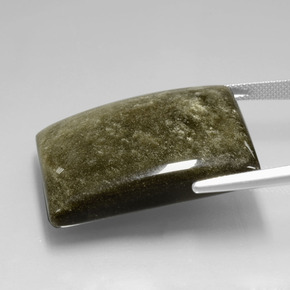 Obsidiana oro natural de 58,23 ct, baguette, opaco