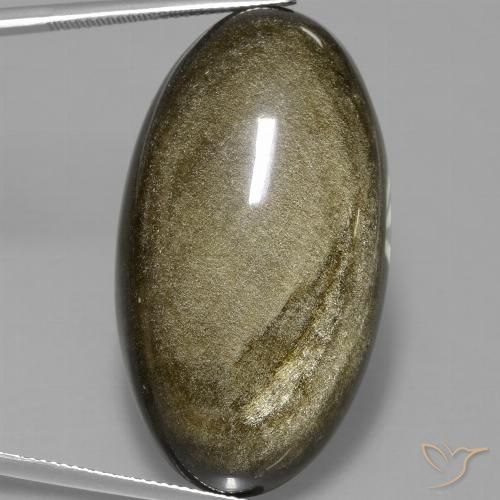 57.34ct Natural Multicolor Obsidiana, Ovalada, Opaco