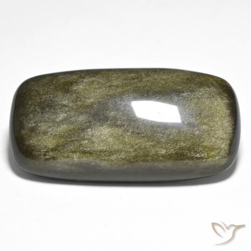 Obsidiana Multicolor natural de 44.74 ct, Forma Cojín, Opaco