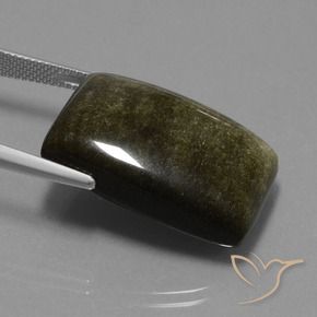 Obsidiana Marrón negruzco natural de 33.08 ct, Elegante, Opaco