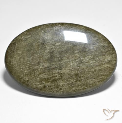 Obsidiana Multicolor natural de 41.28 ct, Ovalada, Opaco