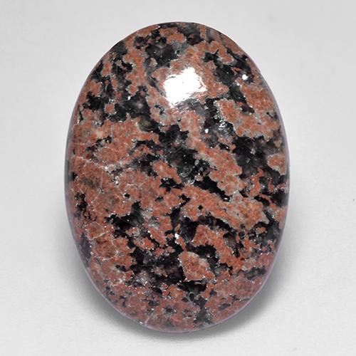 Obsidiana multicolor natural de 7,69 ct, corte óvalo, opaco