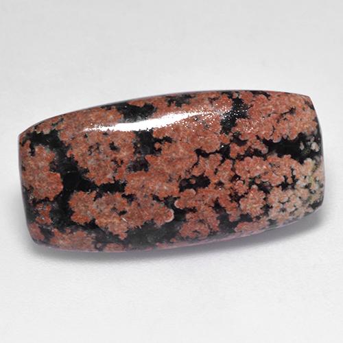 Obsidiana multicolor natural de 8,20 ct, corte cojín, opaco