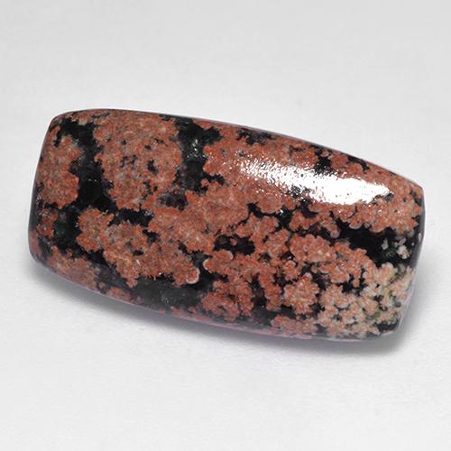 Obsidiana multicolor natural de 8,20 ct, corte cojín, opaco