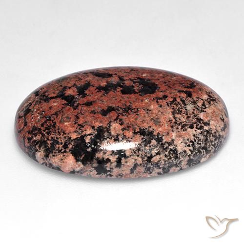 Obsidiana Multicolor natural de 29.15 ct, Ovalada, Opaco
