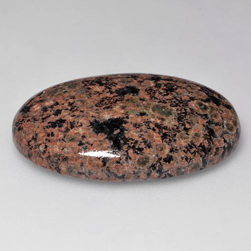 Obsidiana multicolor natural de 25,01 ct, corte óvalo, opaco