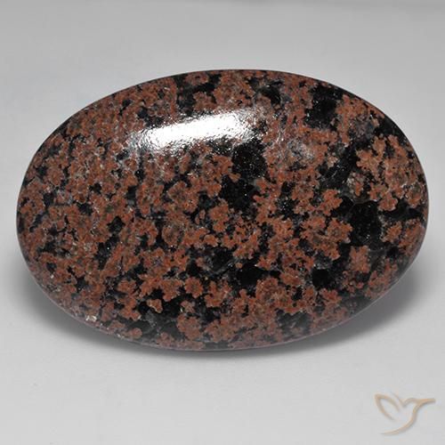 32.65ct Natural Multicolor Obsidiana, Ovalada, Opaco