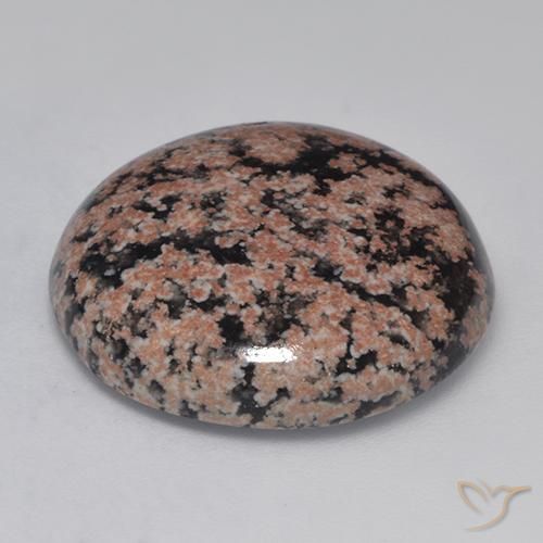 Obsidiana Multicolor natural de 20.50 ct, Redondo, Opaco