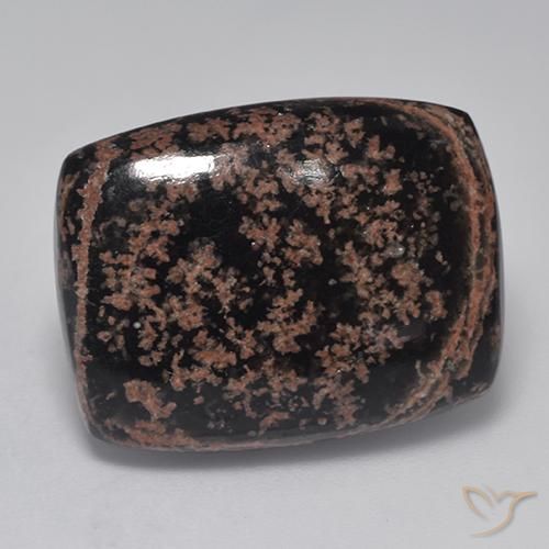 Obsidiana Multicolor natural de 19.55 ct, Forma Cojín, Opaco