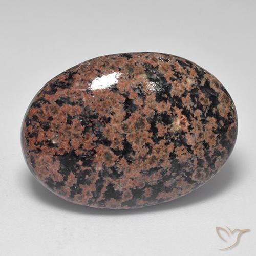 Obsidiana Multicolor natural de 29.76 ct, Ovalada, Opaco