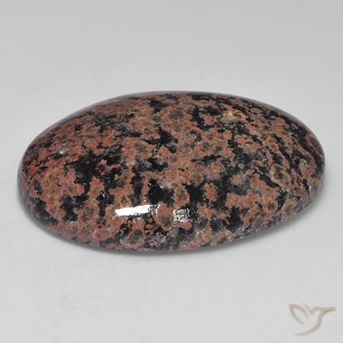 Obsidiana Multicolor natural de 29.76 ct, Ovalada, Opaco