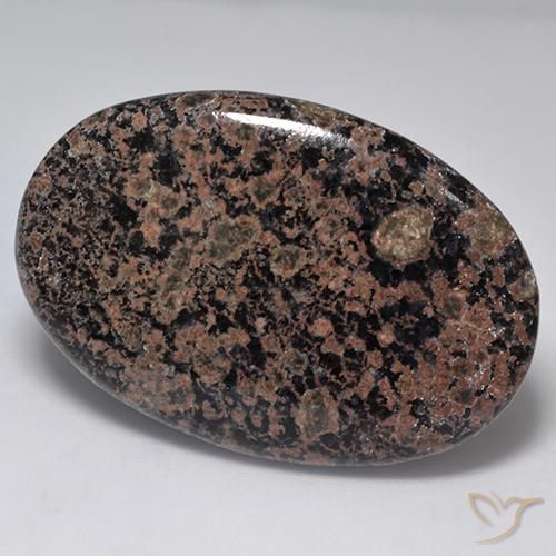 Obsidiana Multicolor natural de 34.17 ct, Ovalada, Opaco