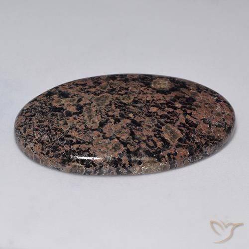Obsidiana Multicolor natural de 34.17 ct, Ovalada, Opaco