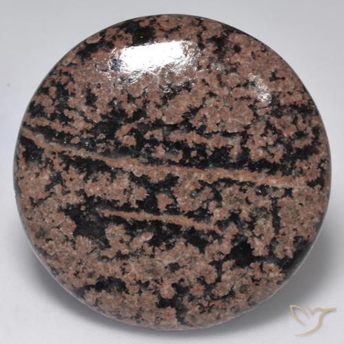 31.00ct Natural Multicolor Obsidiana, Redondo, Opaco