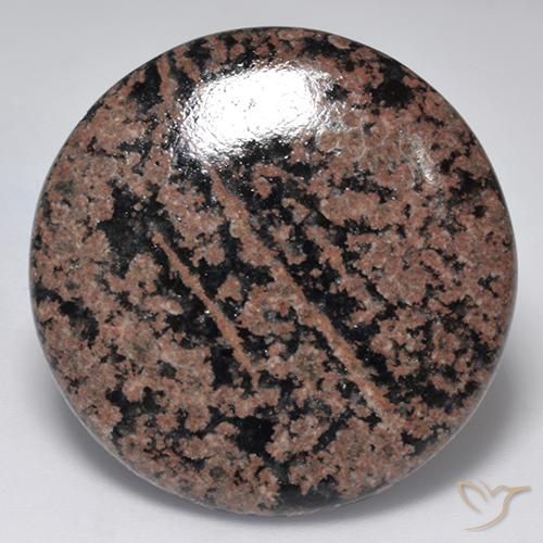 Obsidiana Multicolor natural de 31.00 ct, Redondo, Opaco