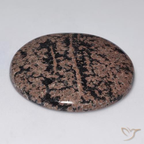 Obsidiana Multicolor natural de 31.00 ct, Redondo, Opaco