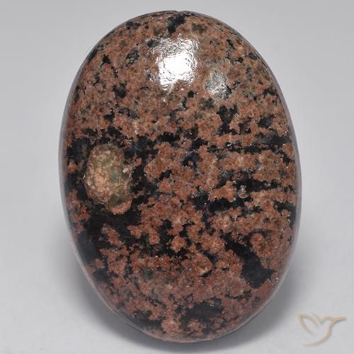 Obsidiana Multicolor natural de 22.85 ct, Ovalada, Opaco