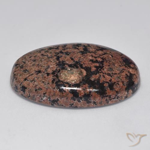 Obsidiana Multicolor natural de 22.85 ct, Ovalada, Opaco