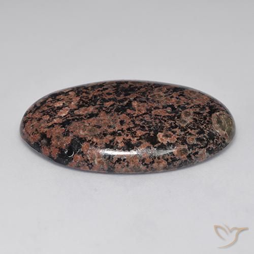 Obsidiana Multicolor natural de 24.91 ct, Ovalada, Opaco