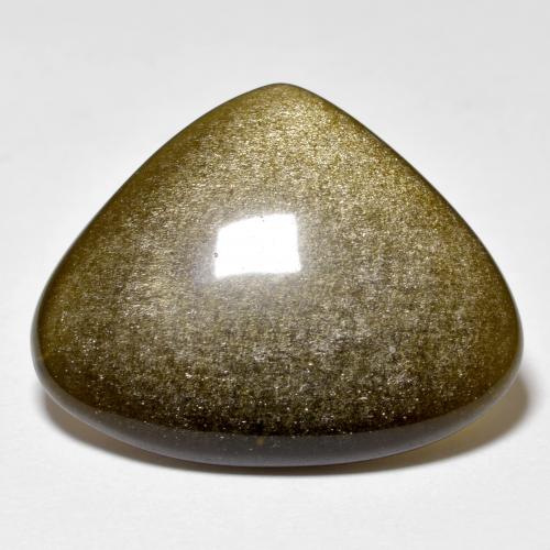 Obsidiana negro natural de 11,78 ct, trillón, opaco