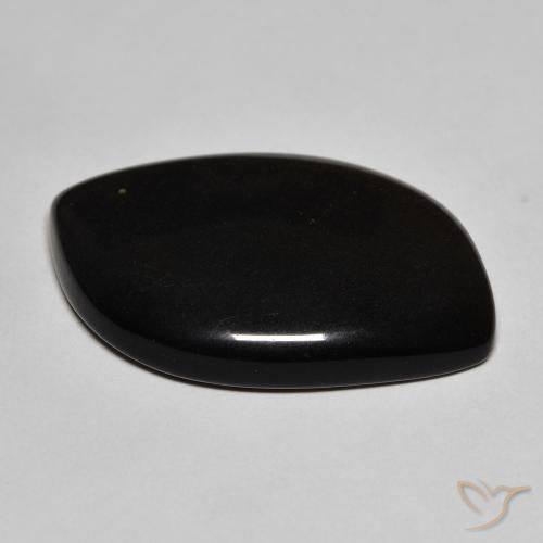Obsidiana Negro con brillo dorado natural de 17.74 ct, Elegante, Opaco