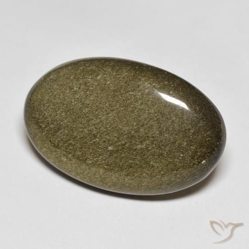 Obsidiana Multicolor natural de 14.40 ct, Ovalada, Opaco