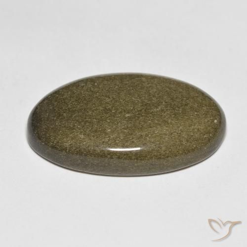 Obsidiana Multicolor natural de 14.40 ct, Ovalada, Opaco