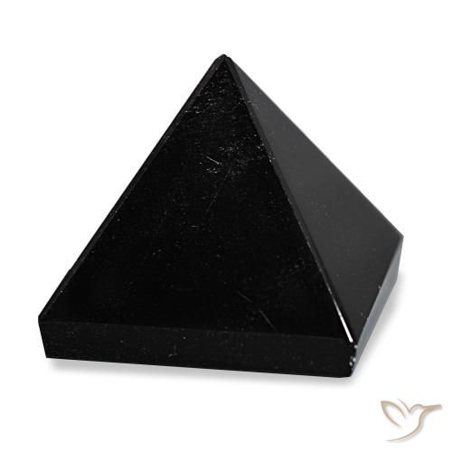 Obsidiana Negro con líneas grises natural de 80.17 ct, Cuadrado, Opaco