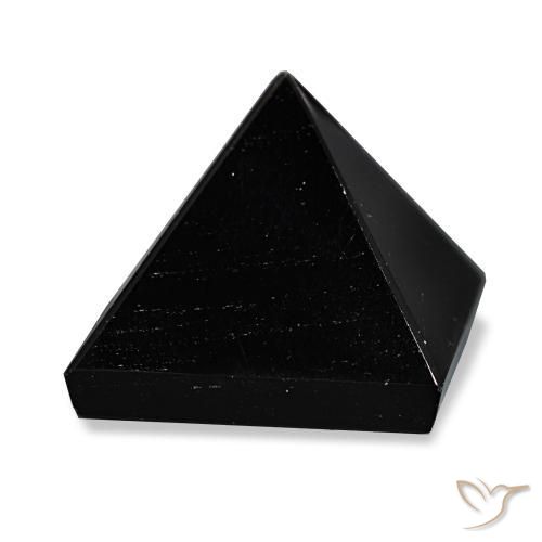 Obsidiana Negro con líneas grises natural de 64.79 ct, Cuadrado, Opaco