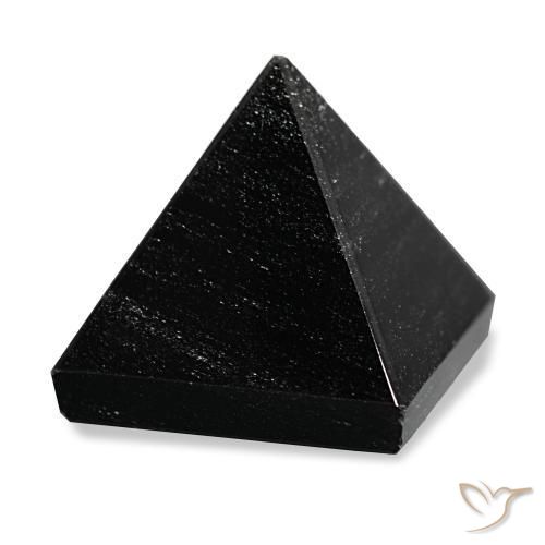 Obsidiana Negro con líneas grises natural de 77.47 ct, Cuadrado, Opaco