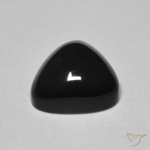 Ónix Negro natural de 3.30 ct, Trillón, Opaco