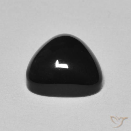 Ónix Negro natural de 3.16 ct, Trillón, Opaco
