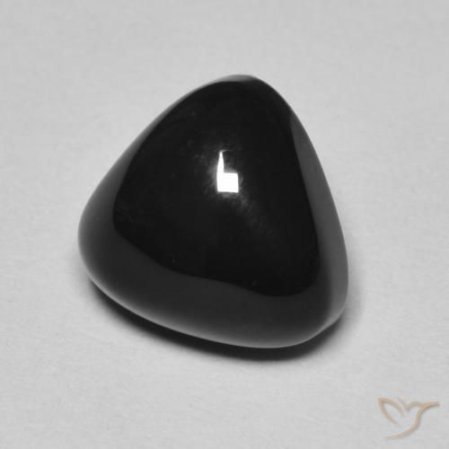 Ónix Negro natural de 3.35 ct, Trillón, Opaco