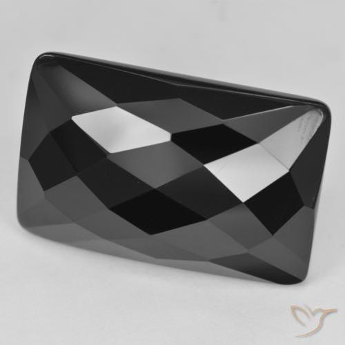 33.59ct Natural Negro Ónix, Forma Cojín, Opaco