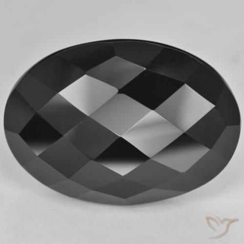 33.29ct Natural Negro Ónix, Ovalada, Opaco