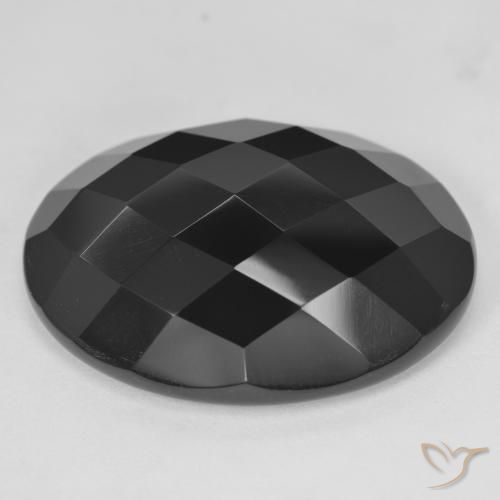 28.87ct Natural Negro Ónix, Ovalada, Opaco